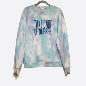 Take Care Of Yourself Tie-Dye Sweatshirt